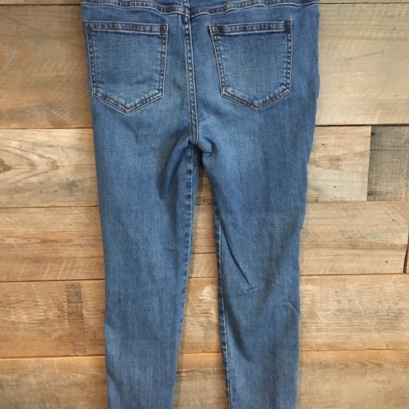 Free People button fly mid rise - Picture 3 of 5